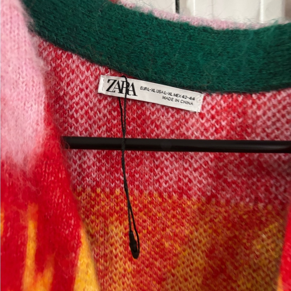 Zara Women's Colorful Knit Sweater